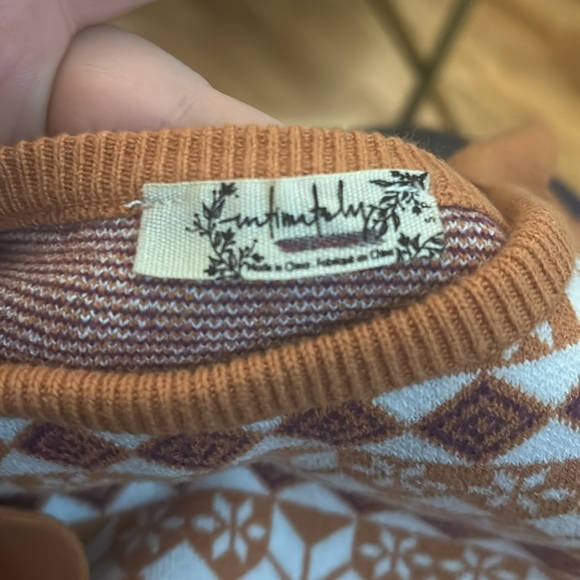 NWOT Free People Patterned Bra Top - Picture 9 of 9